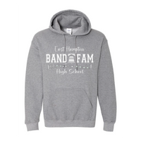 EHHS Band Fam pullover hoodie (PRINTED SLEEVES-GREY)