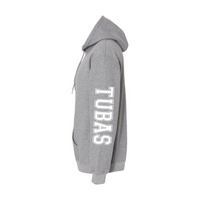 EHHS Band Dad pullover hoodie (PRINTED SLEEVES-GREY)