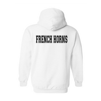 EHHS Band Dad Pullover Hoodie (WHITE)