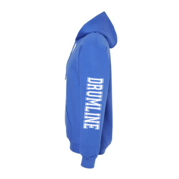 EHHS Band Mom pullover hoodie (PRINTED SLEEVES-BLUE)