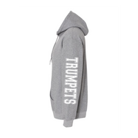 EHHS Band Fam pullover hoodie (PRINTED SLEEVES-GREY)