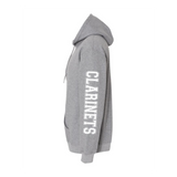 EHHS Band Mom pullover hoodie (PRINTED SLEEVES-GREY)