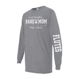 EHHS Band Mom long sleeve (PRINTED SLEEVES-GREY)