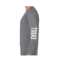 EHHS Band Dad long sleeve (PRINTED SLEEVES-GREY)