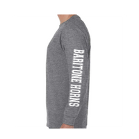 EHHS Band Fam long sleeve (PRINTED SLEEVES-GREY)